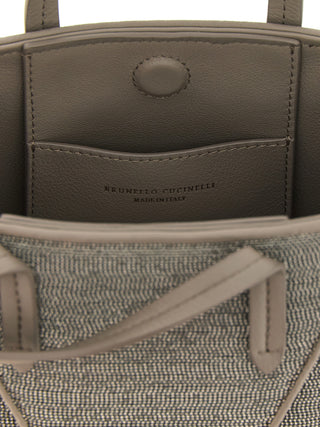 Gray Calfskin Handbag