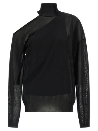 Black Viscose Cardigan