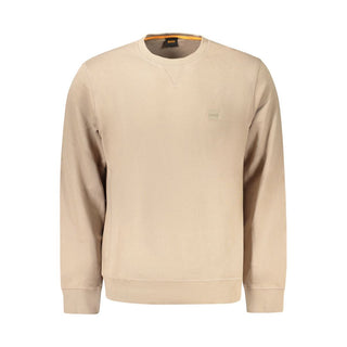 Brown Cotton Men's Sweatshirt