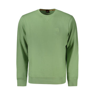 Green Cotton Men's Sweatshirt