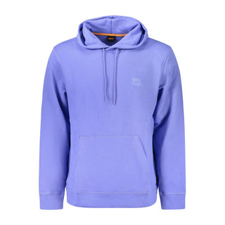 Blue Cotton Men's Sweatshirt
