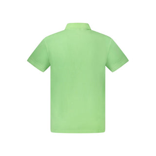 Green Cotton Men's Polo