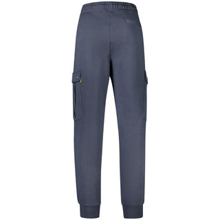 Blue Cotton Men's Trouser