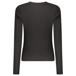 Black Cotton Women's T-Shirt