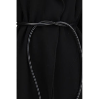 Black Wool Oves Aries Coat