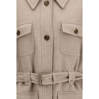 Beige Cashmere Coat