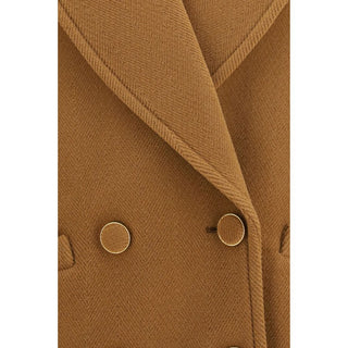 Brown Wool Oves Aries Coat