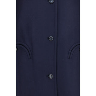 Blue Wool Oves Aries Coat