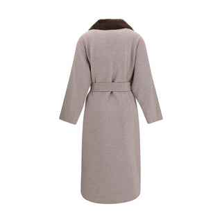 Beige Wool Oves Aries Coat
