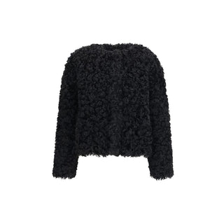Black Polyester Coat