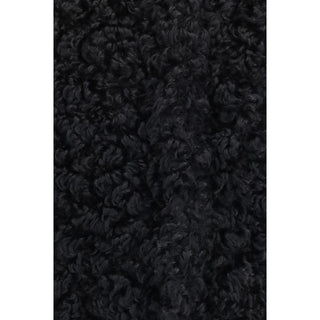Black Polyester Coat