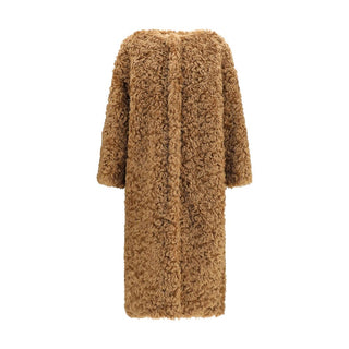 Brown Polyester Coat