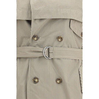 Bicolor Cotton Coat