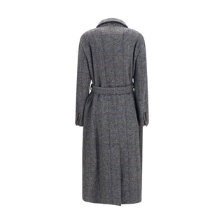Gray Alpaca Vicugna Pacos Coat