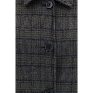 Blue Wool Oves Aries Coat