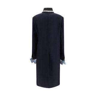 Blue Wool Oves Aries Coat