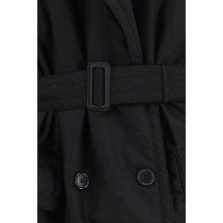 Black Wool Oves Aries Coat