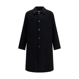 Black Wool Oves Aries Coat