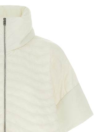 White Polyester Coat