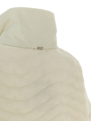 White Polyester Coat