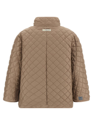 Beige Polyester Coat