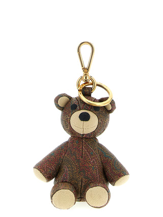 Brown Cotton Keychain