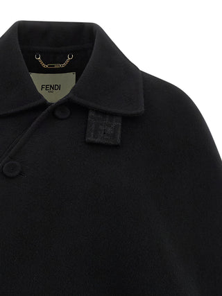 Black Virgin Wool Coat