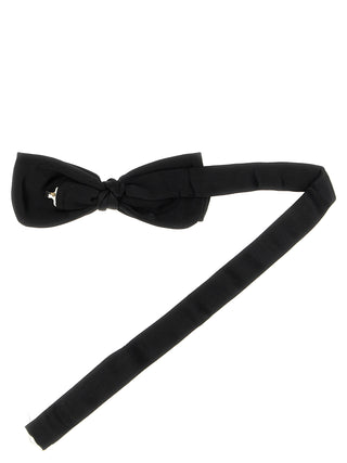 Black Silk Bowtie