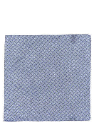 Blue Polyester Pocket Square