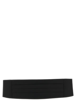 Black Polyester Cummerbund
