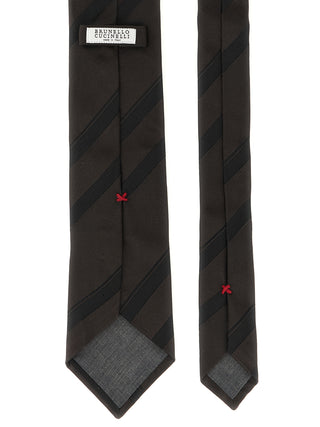 Brown Silk Tie