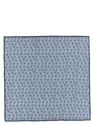 Blue Silk Pocket Square