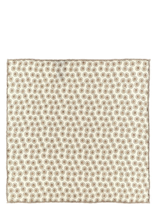 Beige Silk Foulard