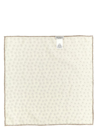 Beige Silk Foulard