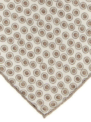 Beige Silk Foulard
