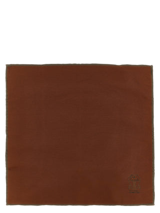 Brown Silk Scarf