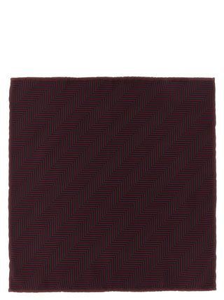 Bordeaux Silk Pocket Square
