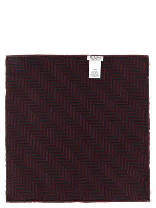 Bordeaux Silk Pocket Square