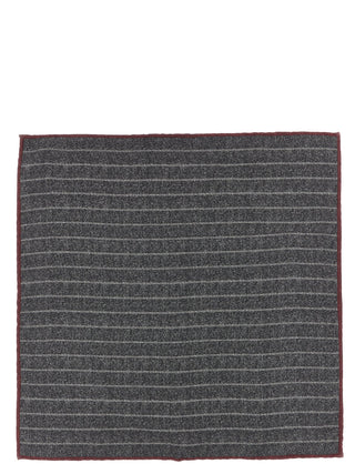 Gray Silk Pocket Square