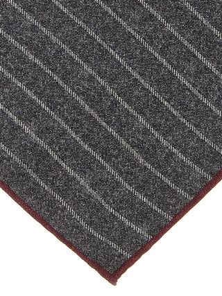 Gray Silk Pocket Square