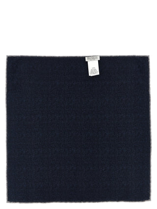 Blue Silk Pocket Square