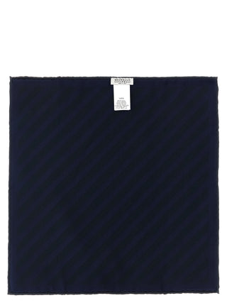 Blue Silk Pocket Square