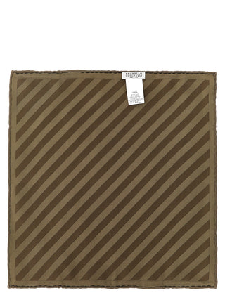 Brown Silk Foulard