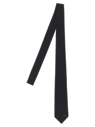 Black Silk Tie