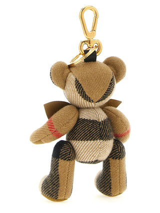 Beige Cashmere Keychain