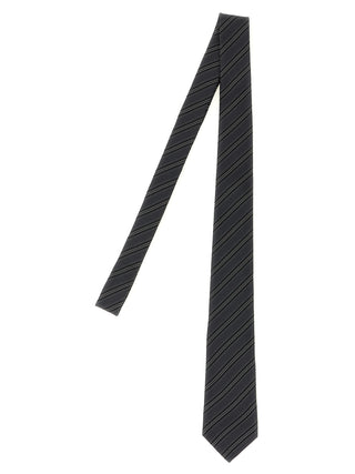 Gray Silk Tie