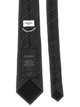 Gray Silk Tie