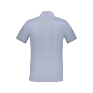 Azure Cotton Men's Polo Shirt
