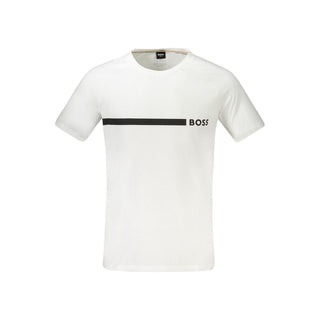 White Cotton Men's T-Shirt