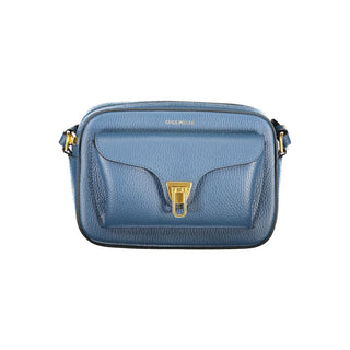 Blue Leather Womens Bag